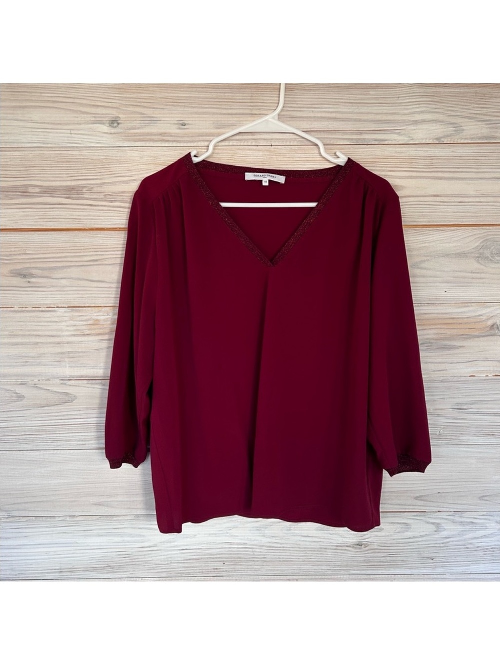 NWOT Gerard Darel Sparkle & Shine Blouse Size 46 / US 14 $275